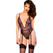 Chilirose - Cr 4721 Body Crotchless Rosa M