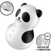 Satisfyer - Pocket Panda Estimulador & Vibrador Blanco Y Negro