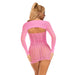 Subblime - 952471 Vestido De Rejilla Rosa Talla Única
