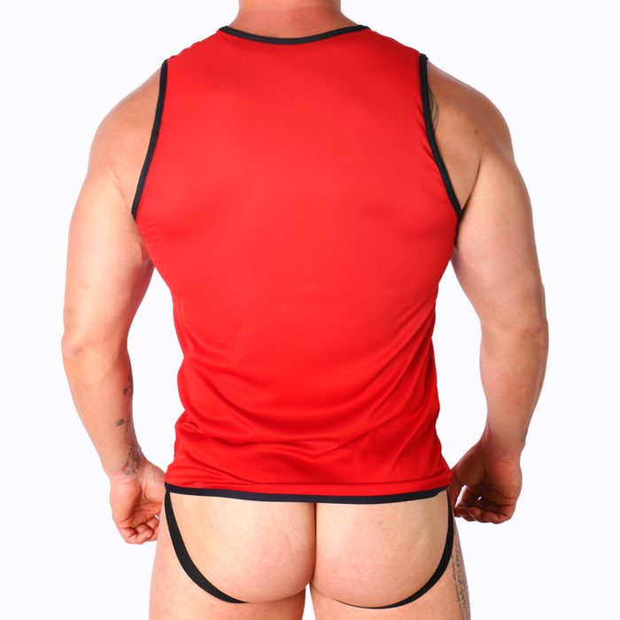 Macho - Camiseta Roja L/Xl