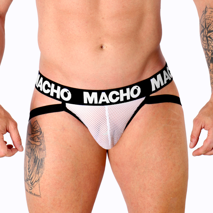 Macho - Mx26x1 Jock Rejilla Blanco M