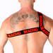 Macho - Arnés Romano Rojo L/xl
