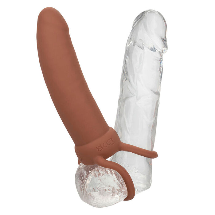 Calexotics - Maxx Doble Penetrador Grueso 10 Vibraciones Mulato