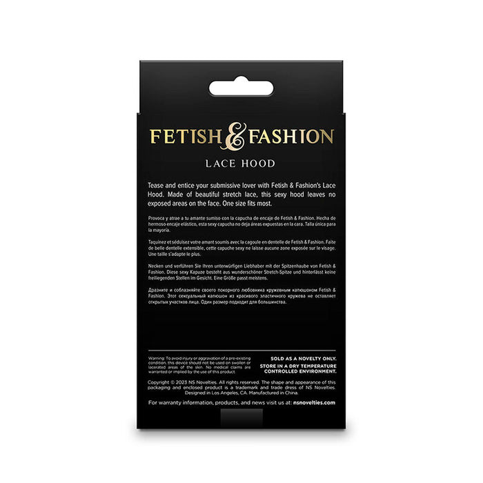 Ns Novelties - Fetish & Fashion Pasamontañas De Encaje Blanco