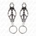 Kink - Pinzas Para Pezones Estilo Japonés Con Aros Plateado