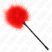 Kink - Plumas Para Cosquillas Rojo Usado Para El Kit Bondage 27 Cm