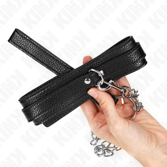 Kink - Collar Con Correa 65 Cm Patrón De Serpiente