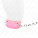 Kink - Collar Con Correa 65 Cm Con Restricciones Rosa Ajustable 36-42 Cm X 5.5 Cm