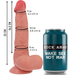 Rockarmy - Ranger Dildo Realista Dual Density Liquid Silicone 22 Cm -o- 3.6 Cm
