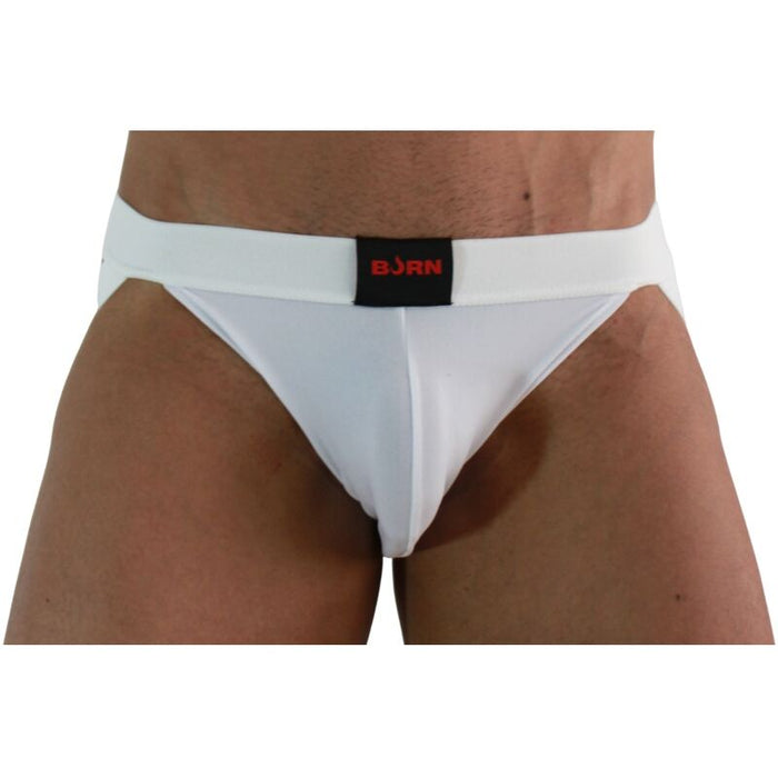 Burn - 007 Jock Lycra Blanco Xl