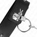 Kink - Collar Con Correa 65 Cm Con Tachuelas Plateadas Modelo 2 Ajustable 36-43 Cm X 5 Cm
