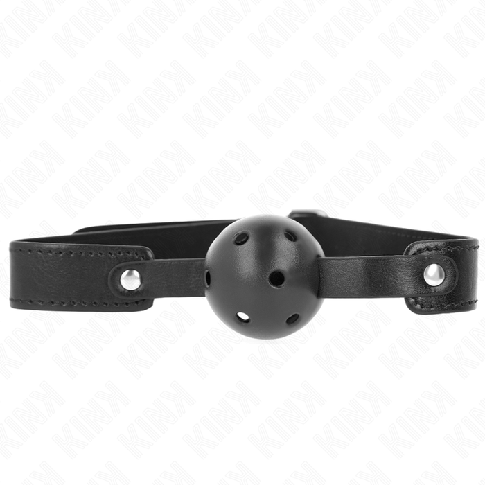 Kink - Mordaza De Bola 4.5 Cm Transpirable Negro 65 X 2.5 Cm