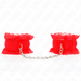 Kink - Muñequeras Elásticas De Encaje Rojo