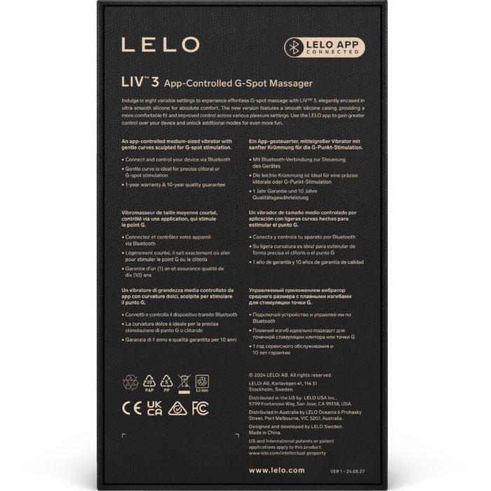Lelo - Liv™ 3 Estimulador Punto G Violeta