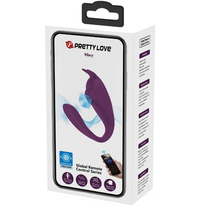 Pretty Love - Shey Estimulador & Vibrador App Gratuita Larga Distancia Morado
