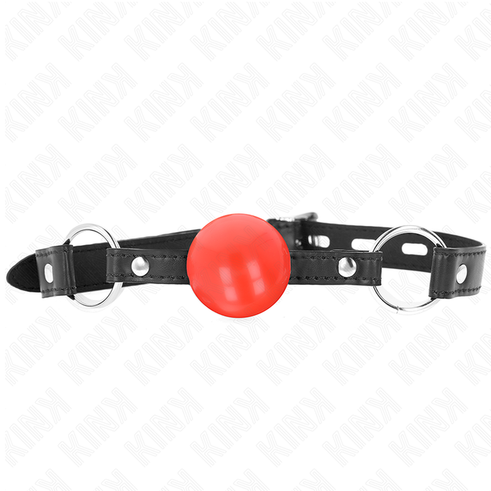 Kink - Mordaza De Bola 4 Cm Tpe Rojo 60 X 2 Cm