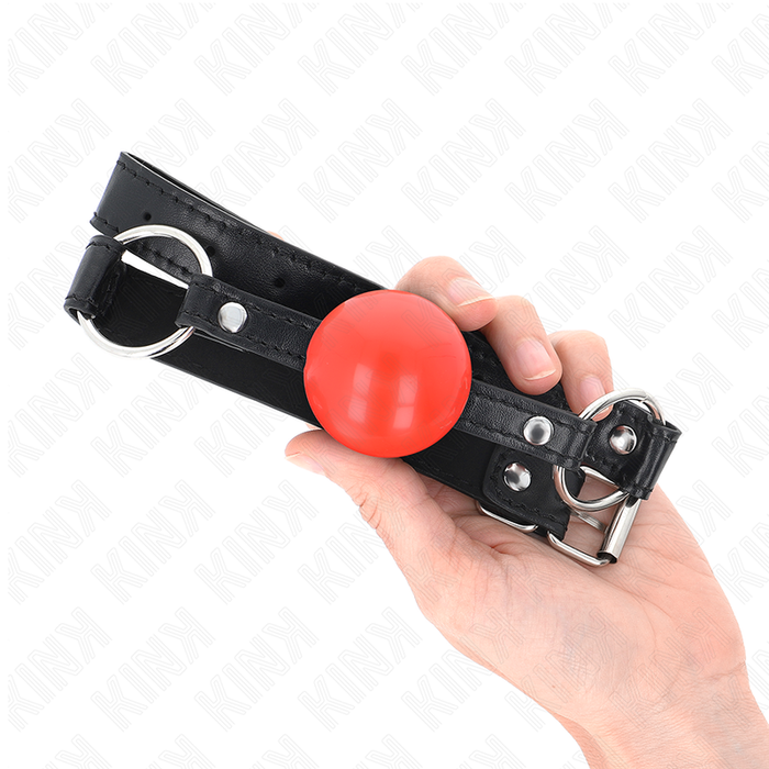 Kink - Mordaza De Bola 4 Cm Tpe Rojo 60 X 2 Cm