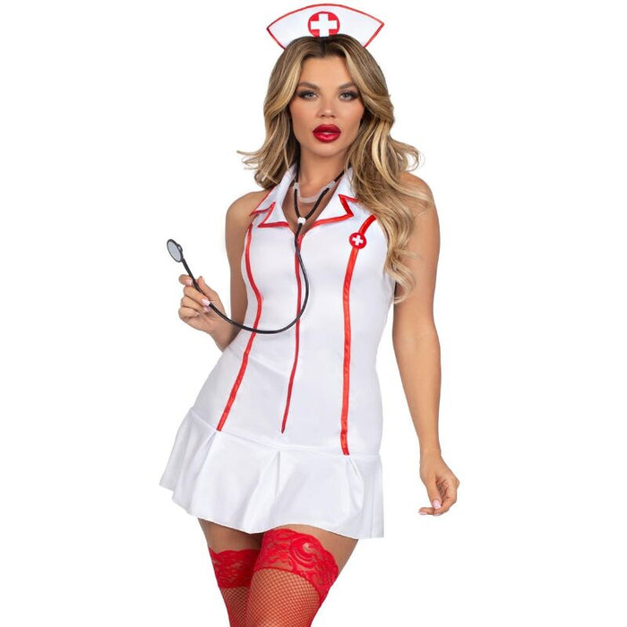 Leg Avenue - Costumes - Disfraz Jefa Enfermeria 3 Piezas Talla S/M