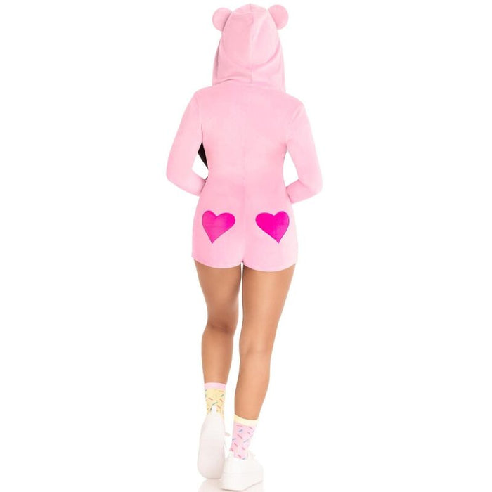 Leg Avenue - Body Osito Terciopelo Rosa M