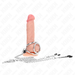 Kink - Anillo Pene Triple Metal Cromado 3 Cm A 4.5 Cm Con Cadena Metal 26 Cm Y Pinzas Para Pezones
