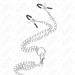 Kink - Anillo Pene Triple Metal Cromado 3.8 Cm A 5 Cm Con Cadena Metal 26 Cm Y Pinzas Para Pezones Modelo 1