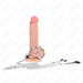 Kink - Anillo Pene Triple Metal Cromado 3.8 Cm A 5 Cm Cadena Metal 26 Cm Y Pinzas Para Pezones Modelo 2