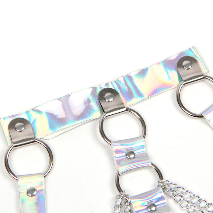 Subblime - 953737 Arnés De Pecho Con Anillos Y Cadenas Plata Talla Única