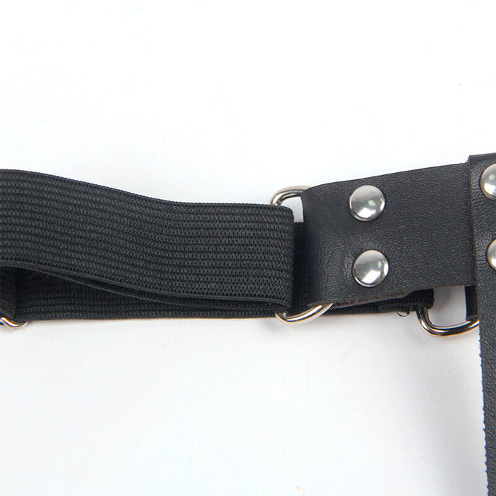 Subblime - 953744 Liga Punk De Cuero Ajustable Negro Talla Única