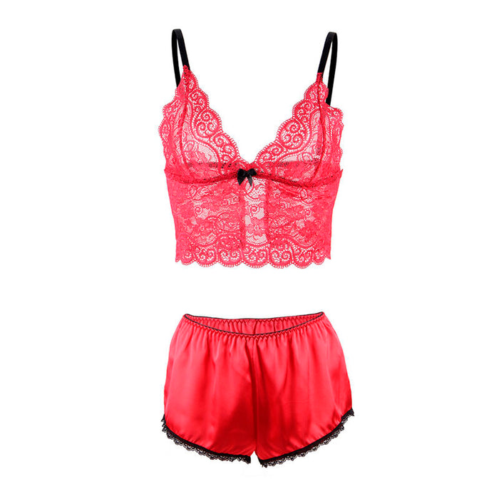 Subblime - 953898 Set 3 Piezas Encaje Y Saten Rojo S/m