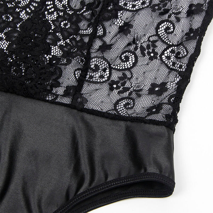 Subblime - 954383 Body Sexy Con Ligueros Negro S/m