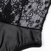 Subblime - 954383 Body Sexy Con Ligueros Negro S/m
