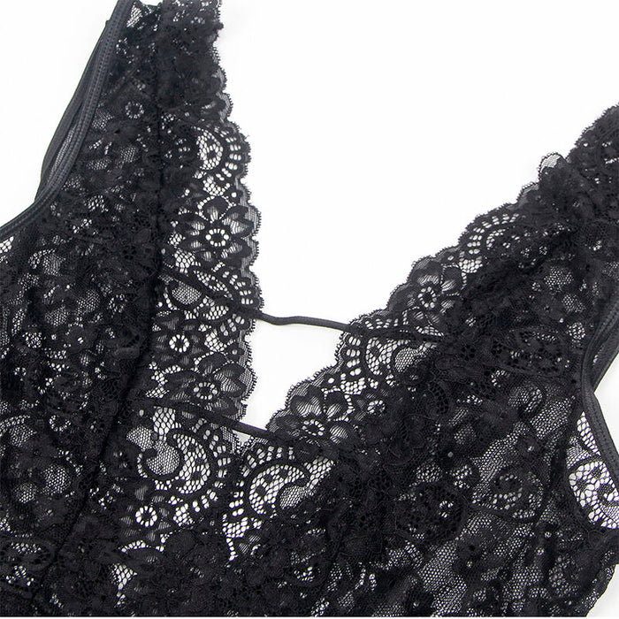 Subblime - 954390 Body Sexy Con Ligueros Negro L/xl