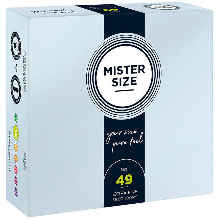 Mister Size - Preservativos Talla S 49 Mm (36 Unidades)