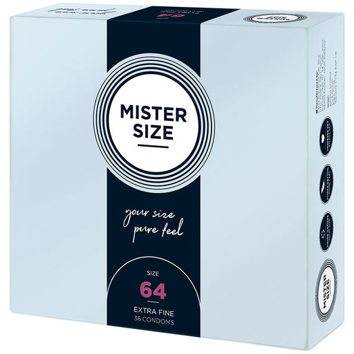 Mister Size - Preservativos Talla Xxl 64 Mm (36 Unidades)