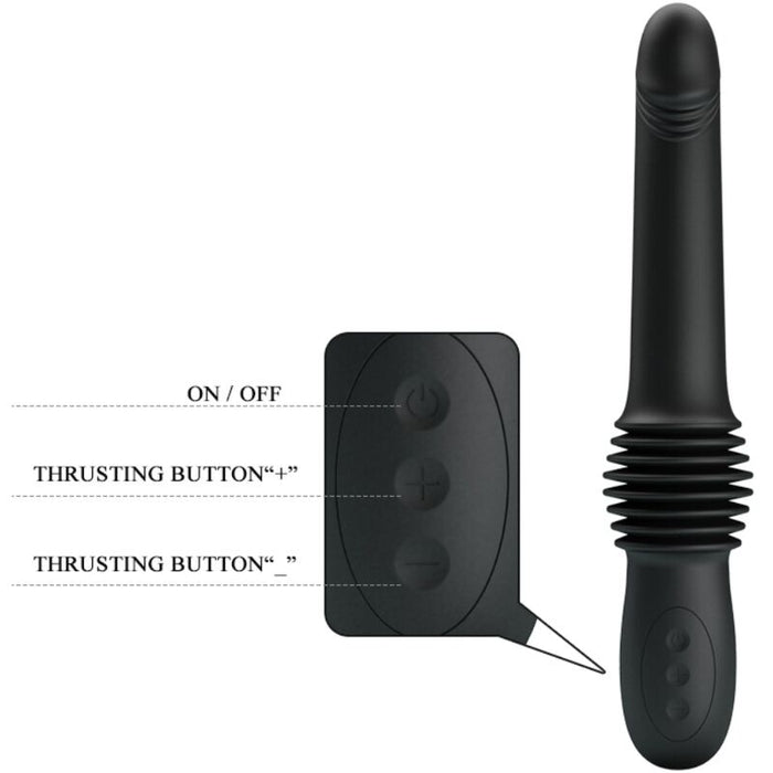 Pretty Love - Pazuzu Vibrador 3 Modos De Empuje Negro