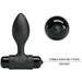 Pretty Love - Vibra Butt Plug Anal 10 Vibraciones Negro