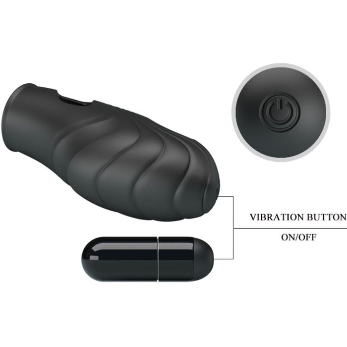 Pretty Love - Lich Vibrador De Dedo Silicona Negro