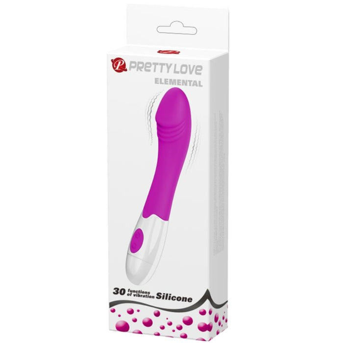 Pretty Love - Elemental Vibrador 30 Modos De Vibración Morado