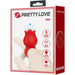 Pretty Love - Jae Vibrador De Dedo Forma De Rosa 10 Vibraciones Rojo