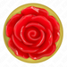 Kink - Plug Anal Dorado Rosa Roja Talla S