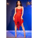 Chilirose - Cr 4847 Babydoll Rojo S/m