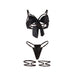 Subblime - 955199 Set Sujetador Con Lazo Negro Ajustable S/m