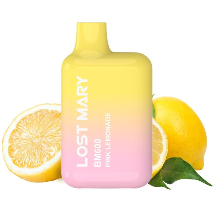 Lost Mary - Bm600 Vaper Nicotina 2% Desechable Sabor Limonada Rosa