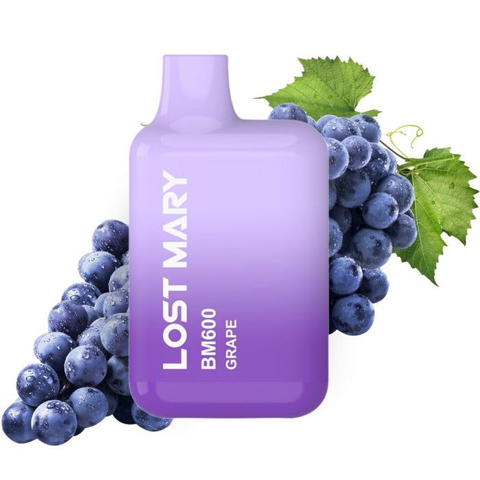 Lost Mary - Bm600 Vaper Nicotina 2% Desechable Sabor Uva