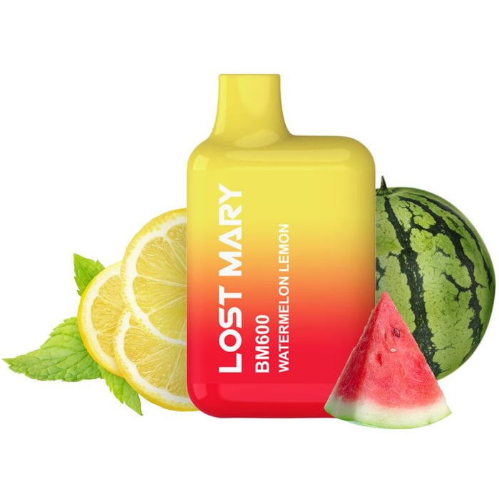 Lost Mary - Bm600 Vaper Nicotina 2% Desechable Sabor Sandía Limón