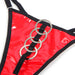 Subblime - 955540 Conjunto Sujetador Con Cremallera De Malla De Charol Rojo L/xl