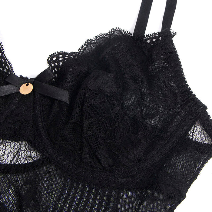 Subblime - 955625 Body De Encaje Con Cierre Inferior Negro L/Xl