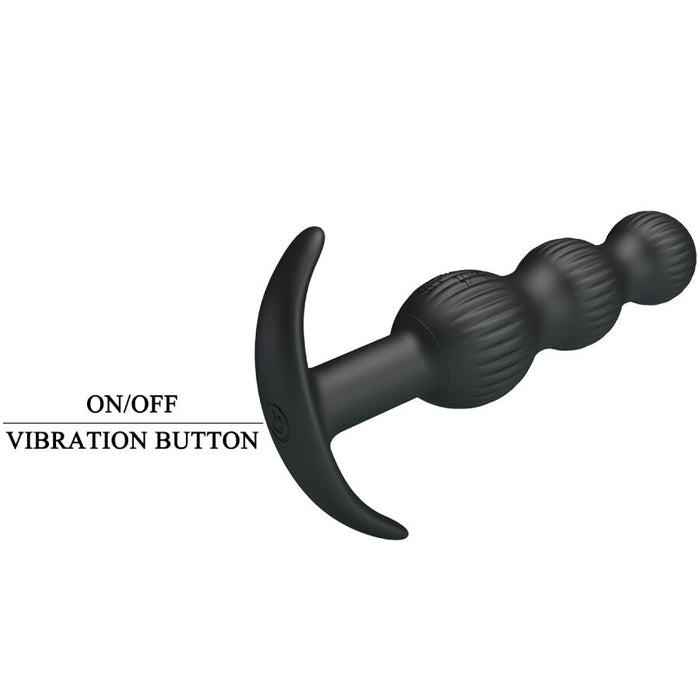 Pretty Love - Sidney Vibrador Anal 10 Vibraciones Negro