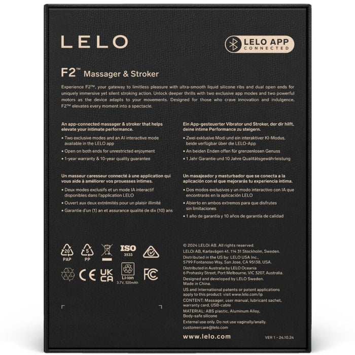 Lelo - F2s ™ Teal Masturbador Masculino Azul