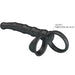 Pretty Love - Tatum Anillo Vibrador Pene Con Plug 10 Vibraciones Negro
